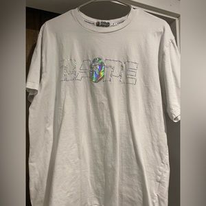BAPE iridescent tee shirt /bathing ape /